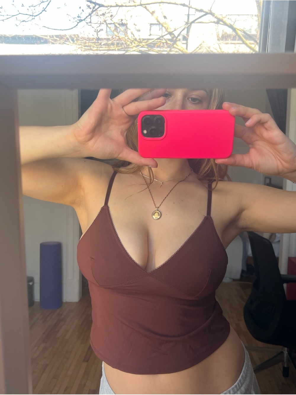 Urban Outfitters Brown Cami Tank Top